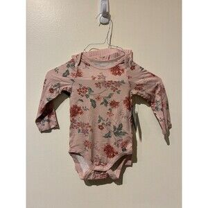 NWT Modern Moments Pink Floral Viscose Bodysuit & Leggings Outfit - 12M